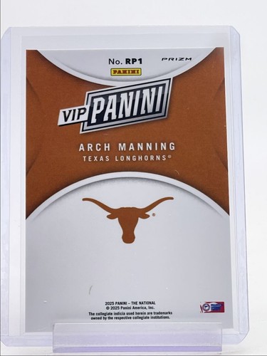 ARCH MANNING 2025 PANINI THE NATIONAL VIP GOLD RATED PROSPECT BAJA Q5082 - Picture 2 of 2