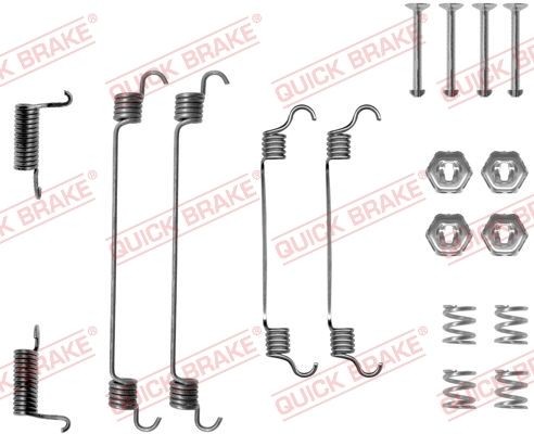 Quick Brake 105-0737 ZubehöRsatz, Bremsbacken Passend FüR Nissan-image