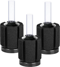 3 Pack Aquarium Bio Sponge Filter Breeding Fry Betta Shrimp Nano Fish Tank Smal
