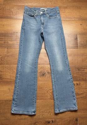 Levis 315 Shaping Bootcut Jeans Womens 26X30 Medium Wash Blue Demin Western