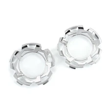 Duratrax Clp-Lck Whl Fce Mirror Chrm for Rpper 2.8 Whl 2 DTX2820 RC Tire