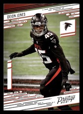 Deion Jones 2021 Prestige #36 Atlanta Falcons FOOTBALL BUY2GET1FREE