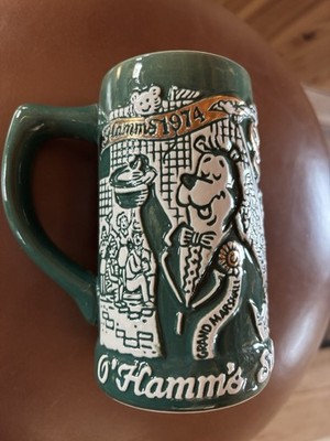 Hamm's 1974 St. Patrick's Day Stein Mug O'Hamms Salutes the Irish