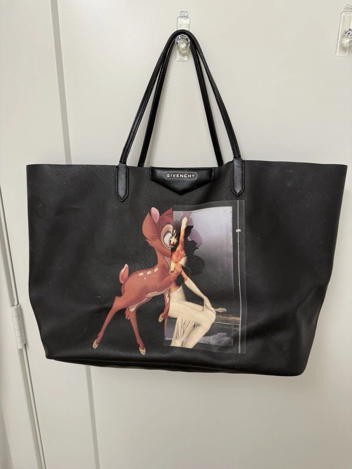 Borsa Givenchy Antigona G Hardware grande tela nera