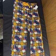 Garfield Christmas plaid pajama pants Size Large