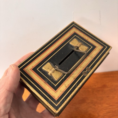Vintage Chad Valley Tin Metal Money Box - Picture 6 of 17