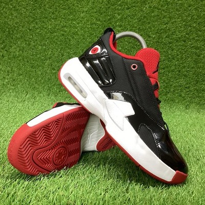 Jungen Mädchen Nike Air Jordan Max Aura 6 ''Bred'' schwarz Stiefel Turnschuhe Größe 4,5 (D16)