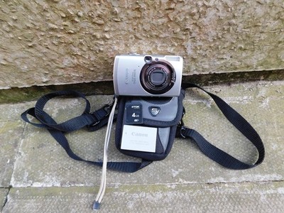 Canon IXUS 950 IS 8.0 MP Digital Camera Silver TESTED & Working NO CHARGER NOTES