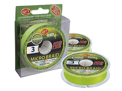 WFT Micro Braid KG chartreuse 2000m 2,5Kg 0,035