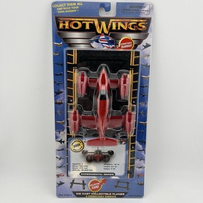 NEW 2008 Hot Wings Moller M400 Skycar Die Cast Aircraft Plane Connectible Runway