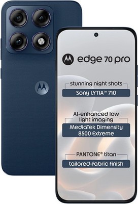 MOTOROLA edge 70 pro (Titan Blue 8GB, 256GB) Global Version No