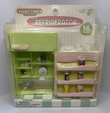 Teeny Tinies Mini Refrigerator 16 Pc. Playset Toy Doll/Dollhouse Miniatures NEW