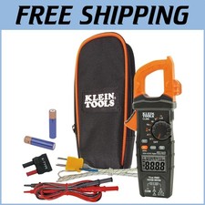 Auto-Ranging Digital Clamp Meter: 600A AC/DC Testing with Safety Features