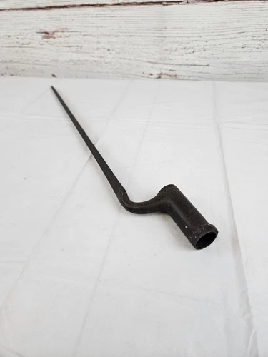 Musket Socket Bayonet Marked "H" 22.5" Overall 19" Blade 3" Socket Civil War ?