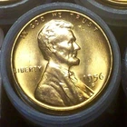 1956-D GEM BU WHEAT CENT ROLL - STUNNING ROLL - SUPER CLEAN COINS - RARE - PICS!