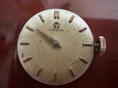 Omega Women's Watch Movement CROWN Manual Overhaul Vintage Parts