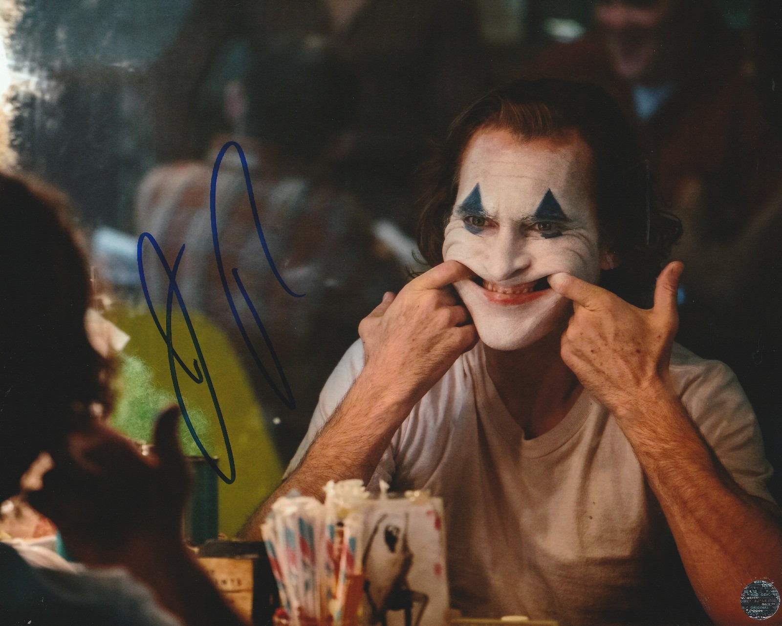Joaquin Phoenix Autographed Signed Joker 8x10 Photo with COA/Matching Hologram