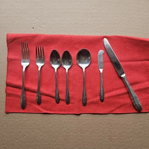 Gorham Lyric Sterling Silver Flatware (202g) and Sterling Handle Knife (68g) #1