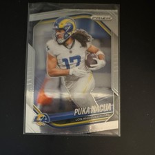 2025 Panini Prizm Puka Nacua #205 Los Angeles Rams Football Card