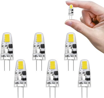 I-SHUNFA G4 LED Lampen kaltweiß 6000K 12V 1.2W LED Birnen ersatz 15w halogen Glü