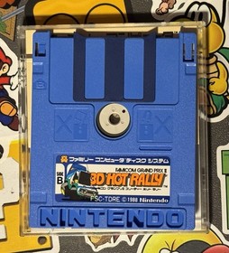 Famicom Grand Prix II: 3D Hot Rally Famicom Disk System Japan US Seller TESTED