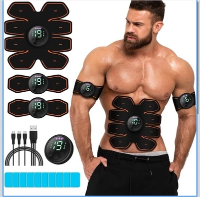 ABS Stimulator Workout Equipment, Ab Machine USB Rechargeable Gear - Image 1 of 4