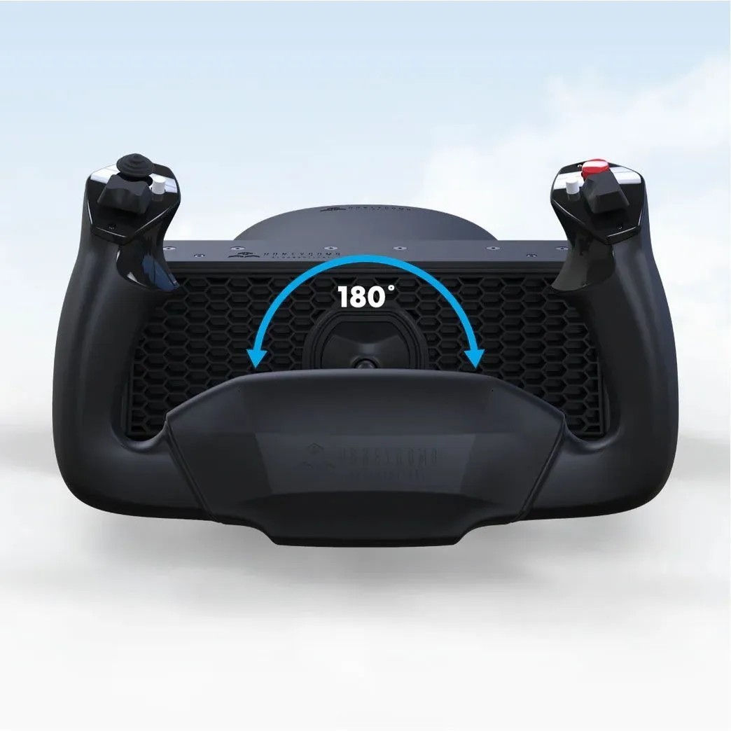 PC周辺機器 ALPHA FLIGHT CONTROLS YOKE Amazon.com: Honeycomb Aeronautical Alpha Flight Controls
