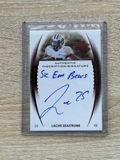 2014 Leaf Trinity Lache Seastrunk Red /5 Baylor “sic Em Bears” Inscriptions 5/5
