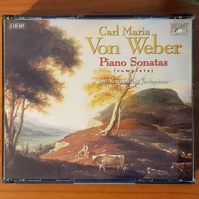 JAN VERMEULEN von weber - piano sonatas (complete) EX/EX (Doppel-CD, Classical)