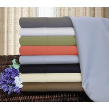 Soft 1 PC Fitted Sheet Extra Deep Pocket 1000TC Egyptian Cotton Solid US Queen