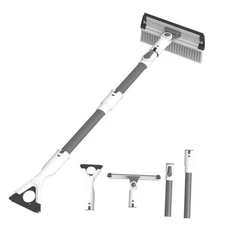 47.3" Ice Scrapers for Car Windshield and Car Snow Brush and Ice Scraper, 