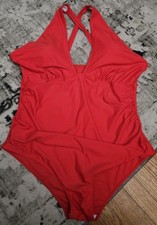 NWT Daci One Piece Swimsuit Ruched Sides Adjustable Strap Women Plus Size 22W