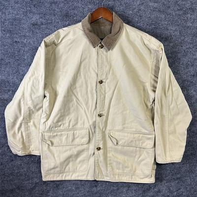 #ad #ad Vintage Jacket Men’s Large Brandon Thomas Reversible Barn Chore Brown amp; Beige $80.00