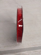 New Red Velvet Skinny Ribbon 1/4" x 15 FT Fabric Christmas Craft Wreath Bows