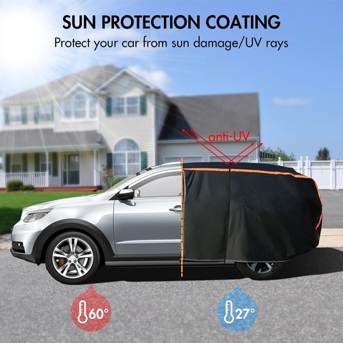 XXL Waterproof Full Car Cover Rain UV Resistant Protection For All Weather J9F5 - Picture 8 of 19