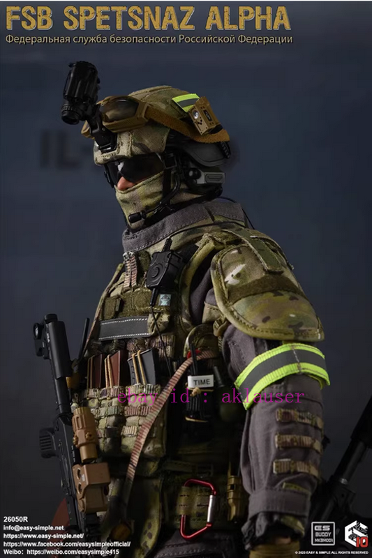 New Easy&Simple Es26050r 1/6 Russia Fsb Spetsnaz Alpha New Easy&Simple Es26050r 1/6 Russia Fsb Spetsnaz Alpha