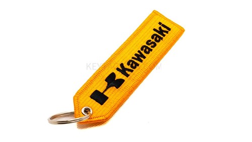 KAWASAKI Double Sided Keychain Patch High Quality Fabric Key Fob Moto keychain - Picture 14 of 76