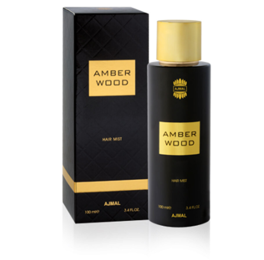 Amber Wood by Ajmal Perfumes 100ml Hair Mist Spray - Free