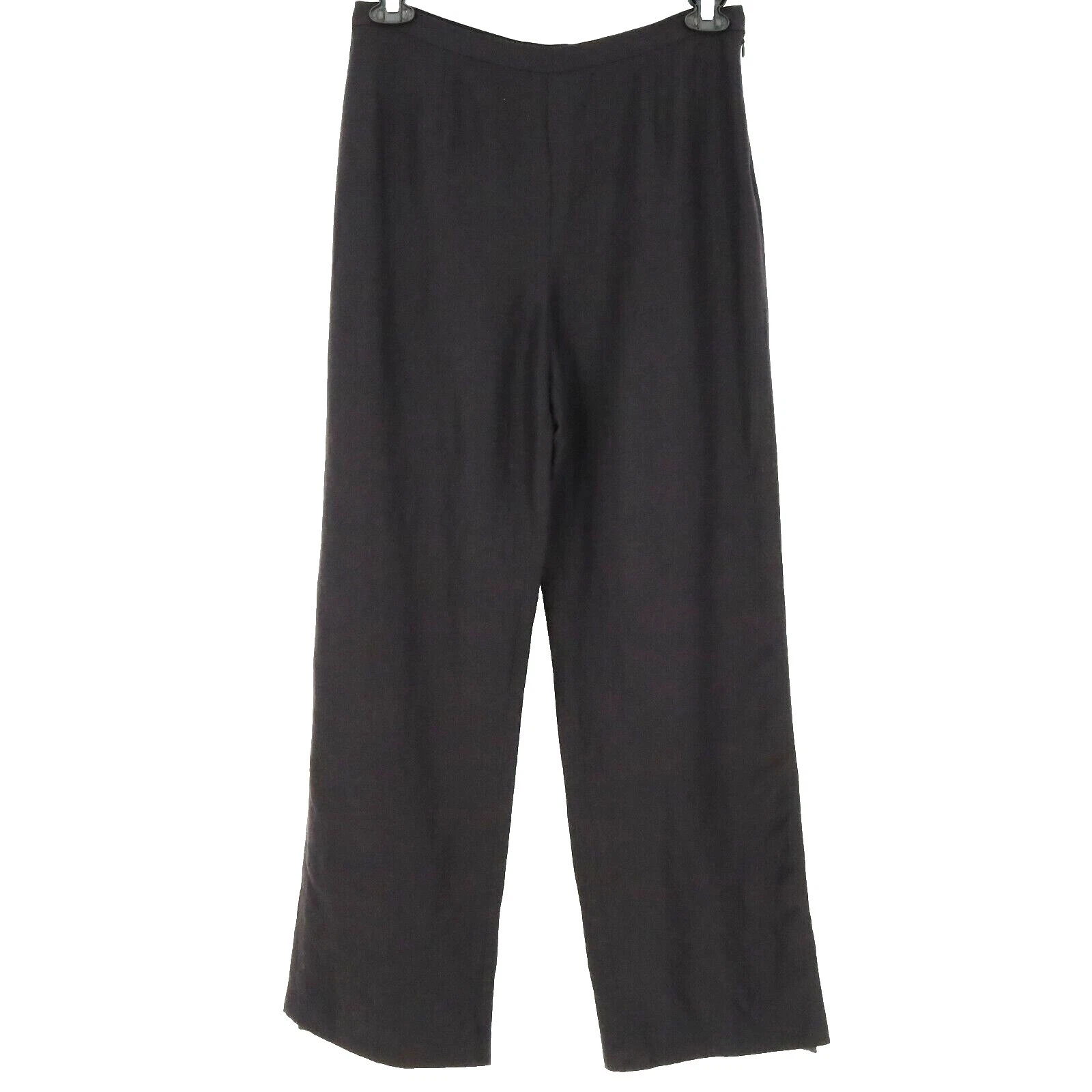 Calça de linho Preto Kasper para mulheres