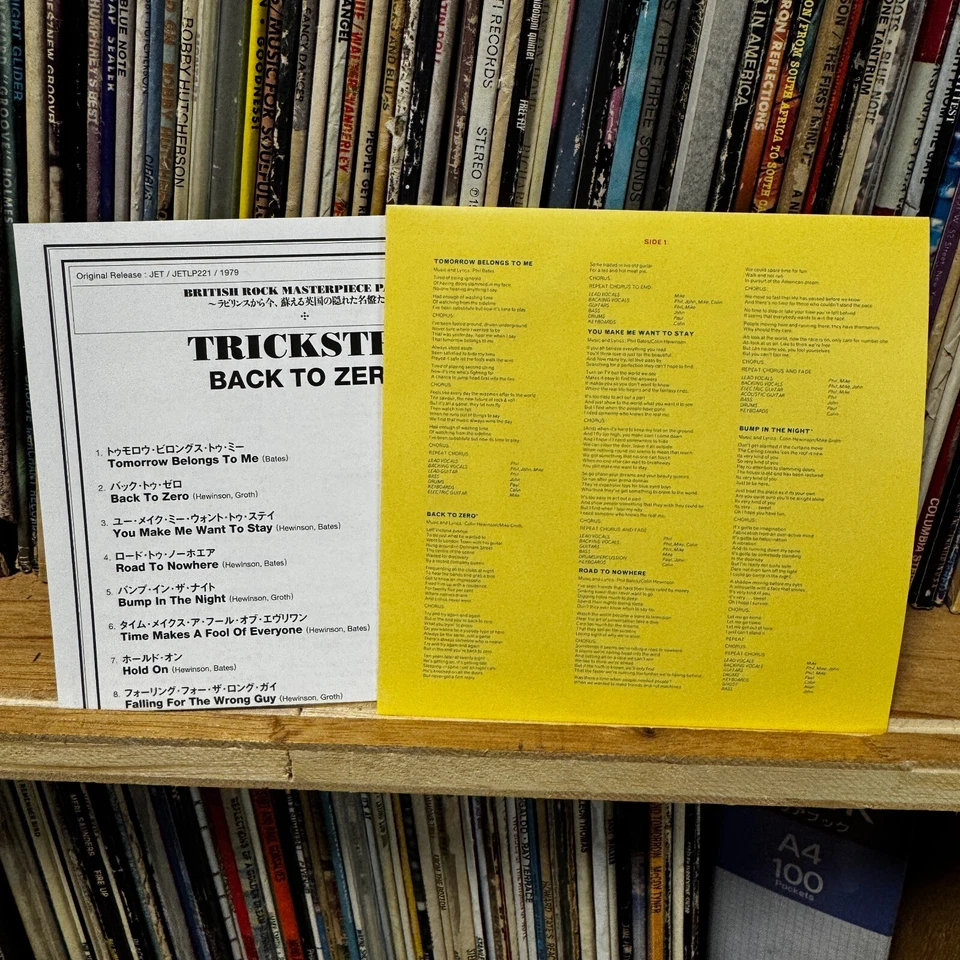 Trickster – Back To Zero POCE-1069 JAPAN LTD mini LP CD w/ OBI Paper Sleeve - Image 3 of 3