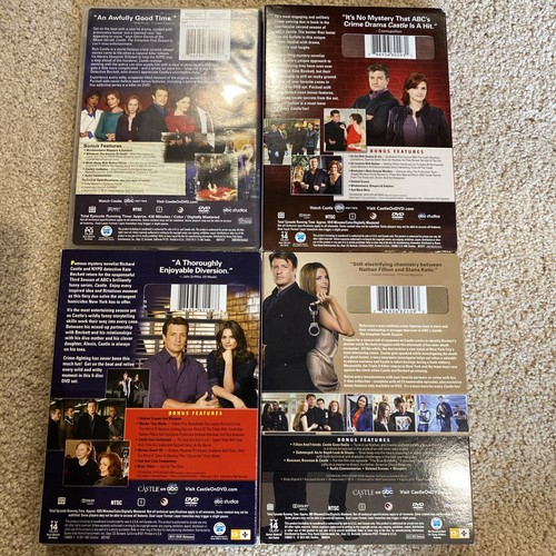 Castle (2009) Complete Seasons 1-4, DVD Box Sets, Abc Studios 1,2,3,4 - Picture 2 of 6