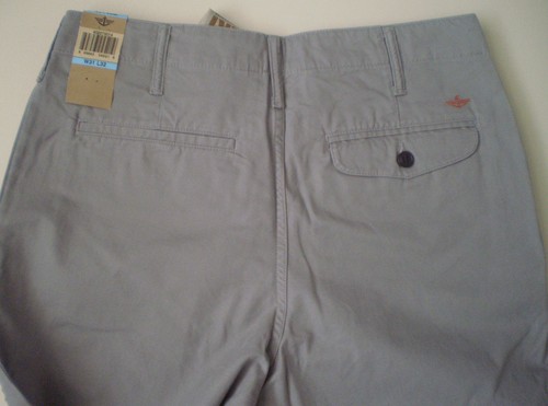 PANTALONES/PANTALONES/PANTALONES CAQUI GENUINOS DOCKERS CHINOS D2 AJUSTE RECTO VIVIDOS Y USADOS *GOLF* - Imagen 6 de 15