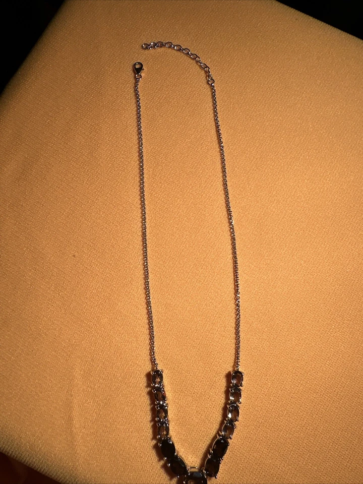 Colar de prata quartzo esfumaçado  - Imagem 4 de 4