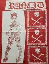 Rancid 2000 Hellcat/Epitaph Records promotional poster Excellent New old stock