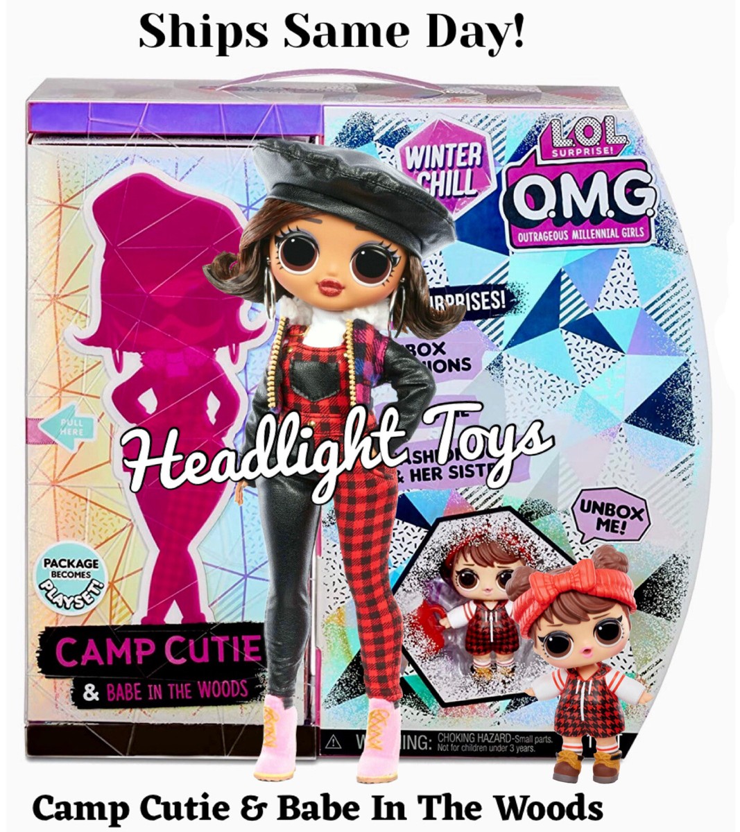M。★LOL サプライズ ★OMG ウィンターチル Camp Cutie LOL Surprise Winter Chill Camp Cutie OMG Fashion Doll Babe