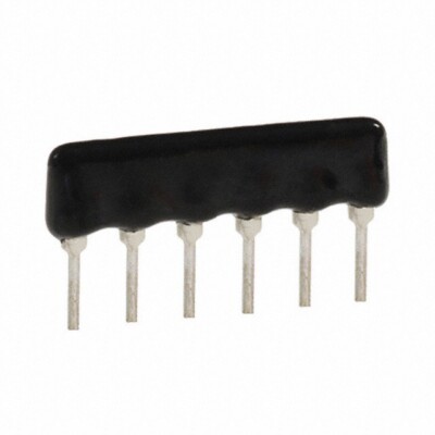 77061102P, RES ARRAY 5 RES 1K OHM 6SIP