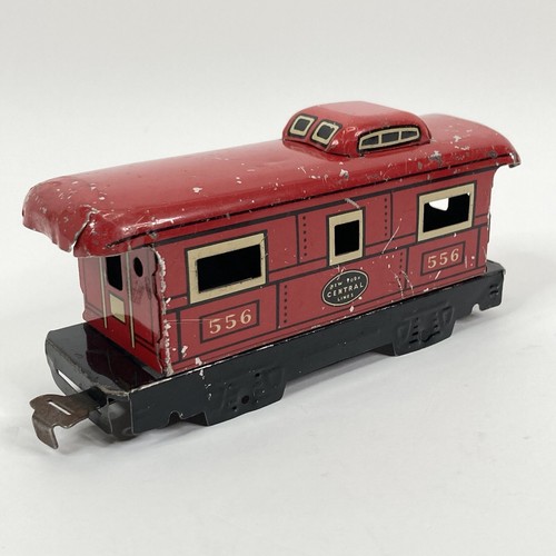 Vintage Marx Marline Train Car New York Central Lines Caboose 556 One Wheel Set - Picture 6 of 9