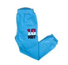 Kids Cotton Jogger Active Pants Trousers Pockets Blue Red Yellow Green 4-9 Yrs