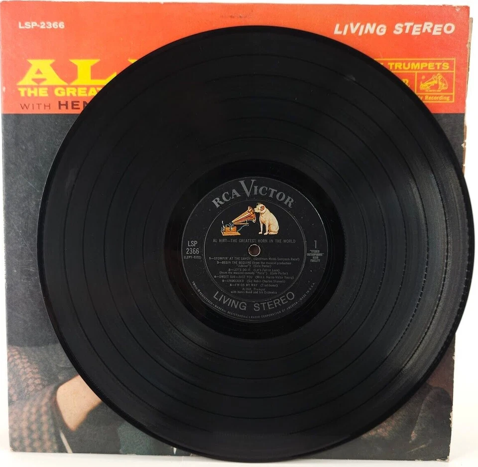 Al Hirt Vinyl Record The Greatest Horn In The World Henri Rene Foto 3 de 4