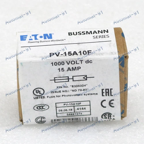 NEW 10PC Bussmann EATON Fuse PV-15A10F PV15A10F 15A FAST SHIP